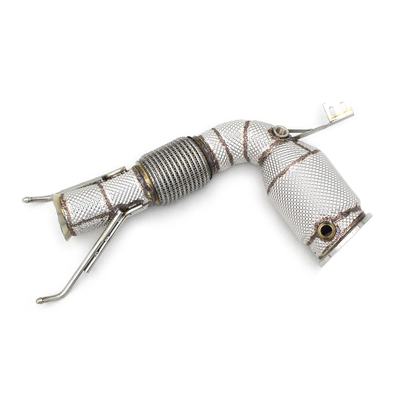

Head Section High flow Pipes Exhaust Pipes branch downpipe Exhaust Pipe with catalyst For MINI COOPER/COUNTRYMAN/JCW F60 2.0T