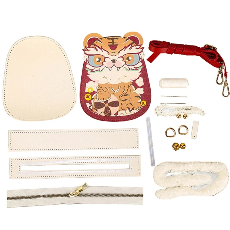 

Chinese Tiger Bag DIY Knitting Handbag DIY Handmade Bag Chinese Tiger Year Gift Chinese Style Crossbody