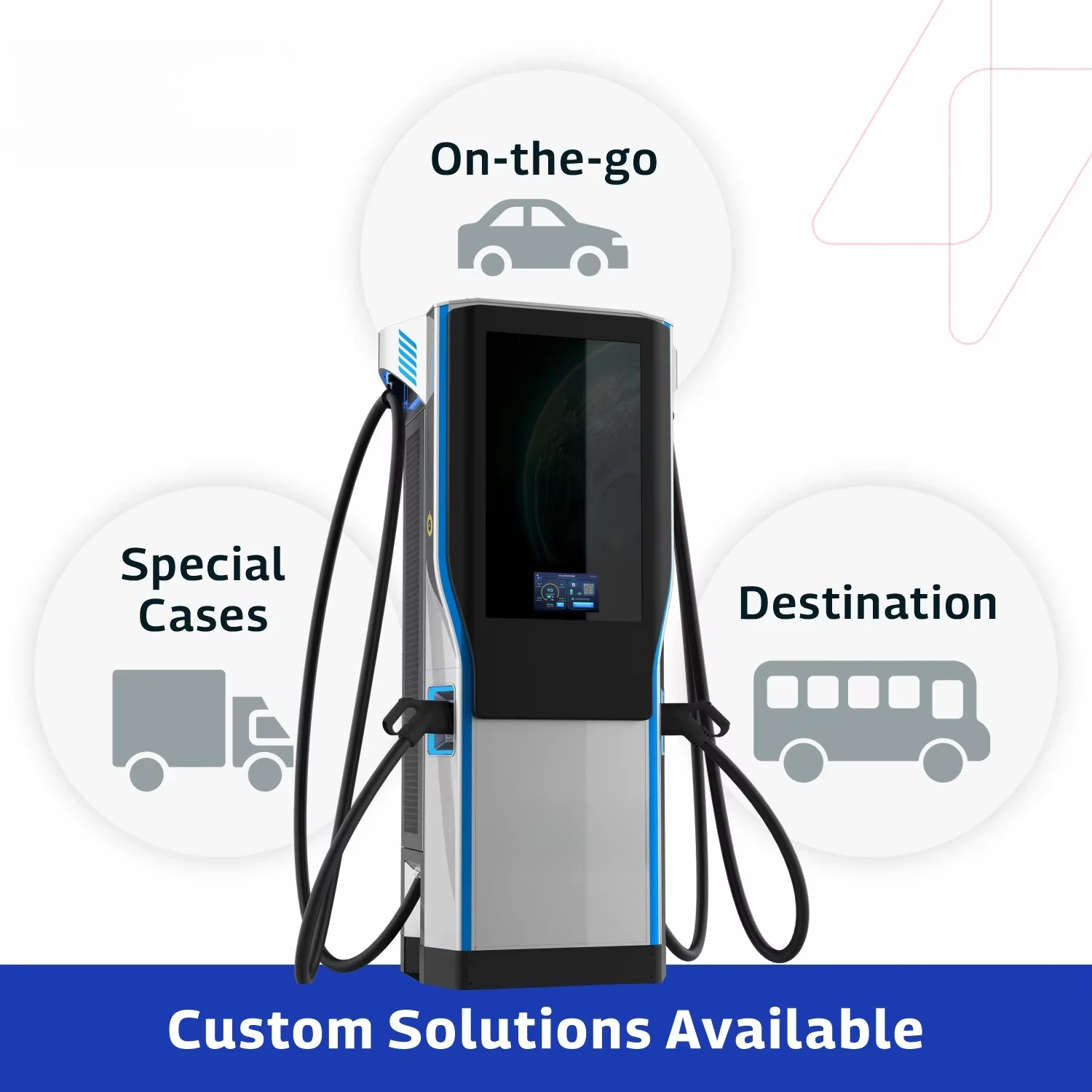Фото Новый продукт от INJET: Зарядная станция для электромобилей DC Solar Charging Logic 250A 240кВт 320кВт №2
