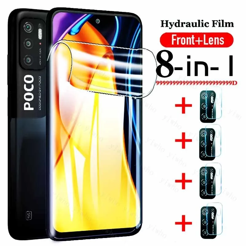 Hydrogel Film Poko M3 Pro Poco F3 X3 Pro Screen Protector Glass for Xiaomi Poco X4 NFC M3Pro 5G Pocco Pocophone X3Pro X F M 4 5