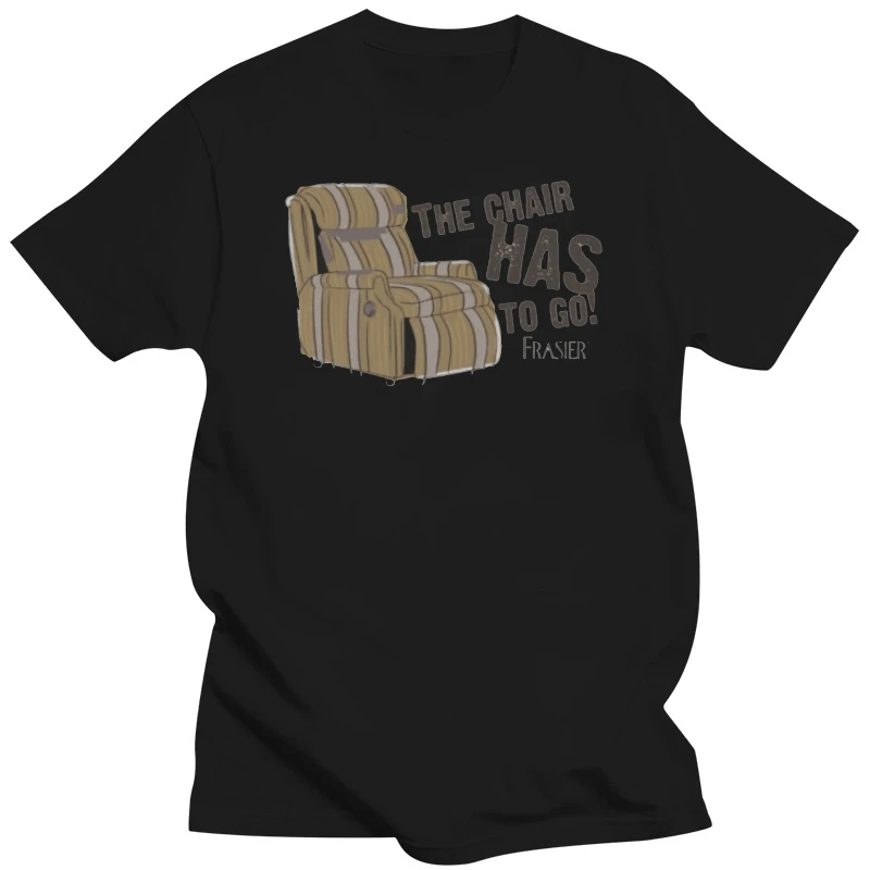 

Frasier-футболка с надписью «The Chair Apparel»-серебристая скидка, популярная новинка, модная футболка, бесплатная доставка, 2019 официальные