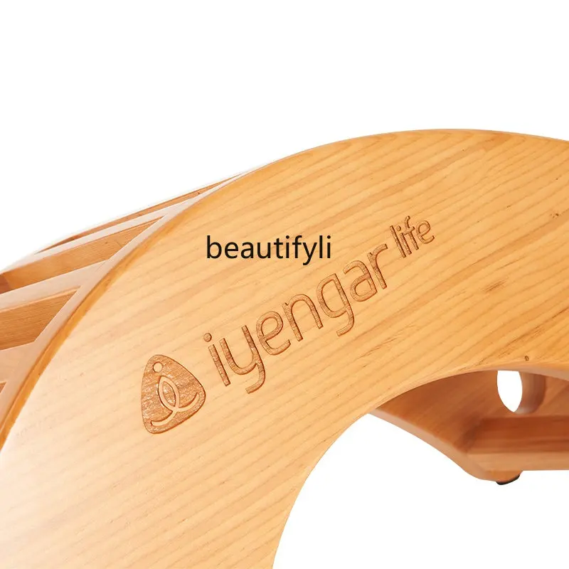 Изогнутый Натяжитель для позвоночника yj Mini Yoga Bridge из массива дерева