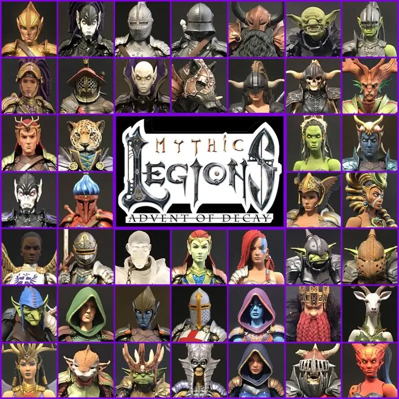 

In Stock Original Four Horsemen Mythic Legions Advent Of Decay Series All Stars Series Anime Action Figure Collection Model Toy