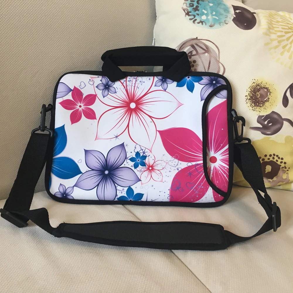 Shoulder Laptop Bag 10 Tablets 10.1 12 13.3 14 15.6 17 Bolsa Female Briefcase Flamingo Chromebook Funda Pouch Bags For Mac Book images - 6