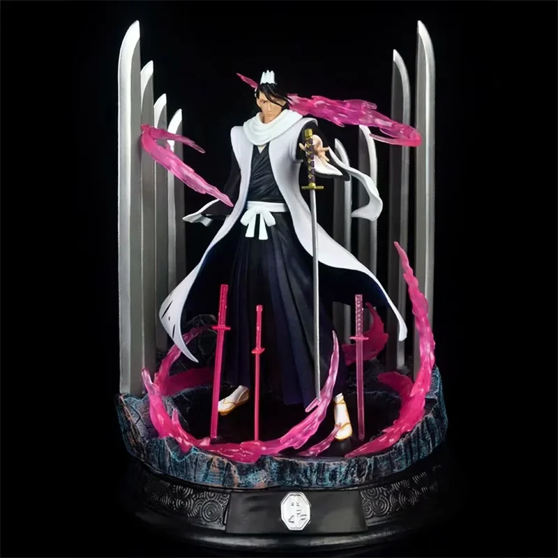 

Anime Bleach Kuchiki Byakuya GK PVC Action Figure Collectible Model Doll Toy 32cm