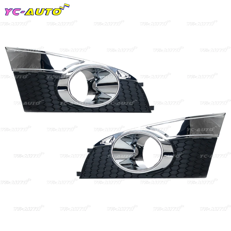 Car Front Bumper Fog Light Grill Fog Light Frame Panel Cover Trim  For Chevrolet Captiva 2012-2014 96800029 96800028