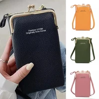 crossbody bags women leather clutch wallet fashion mobile phone shoulder messenger bags for woman 2022 cell phone purse