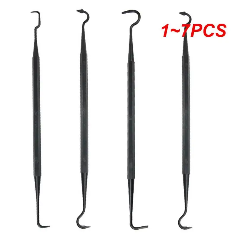 

1 ~ 7 шт. многоцелевой инструмент для очистки автомобиля, аксессуары, проволочные щетки и 4 нейлоновых медиатора, Набор щеток с 3 двойными головками