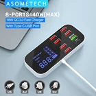 Быстрая зарядка USB зарядное устройство концентратор планшет портативный дорожный мобильный телефон зарядное устройство адаптер быстрое зарядное устройство для iPhone xiaomi huawei samsung