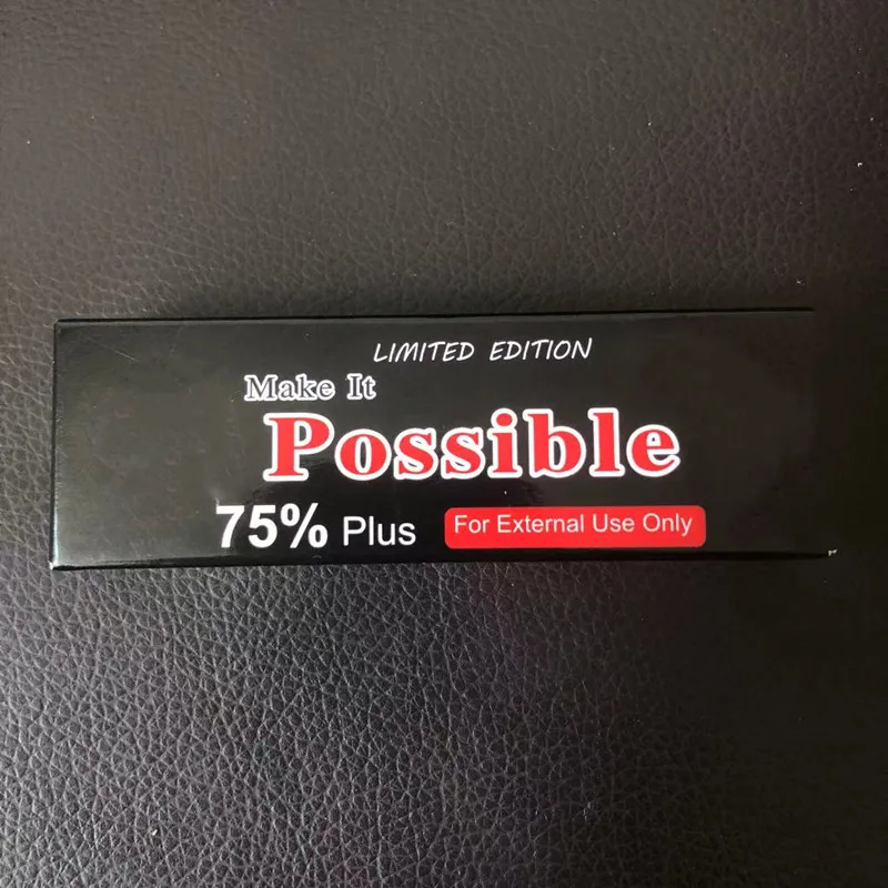 

Оригинальный 75% черный крем для татуажа YANYIQING розовый крем перед перманентным макияжем микроблейдинг бровей губ 10 г