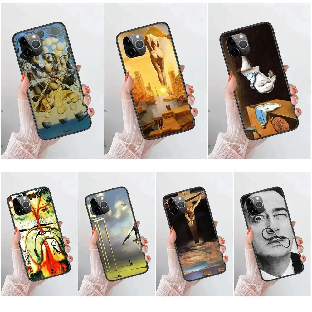 

For Huawei P50 P40 P30 Lite P Smart Z 2019 2020 2021 Accessories Pouches Cover Bags Salvador Dali Famous Painter Free Id