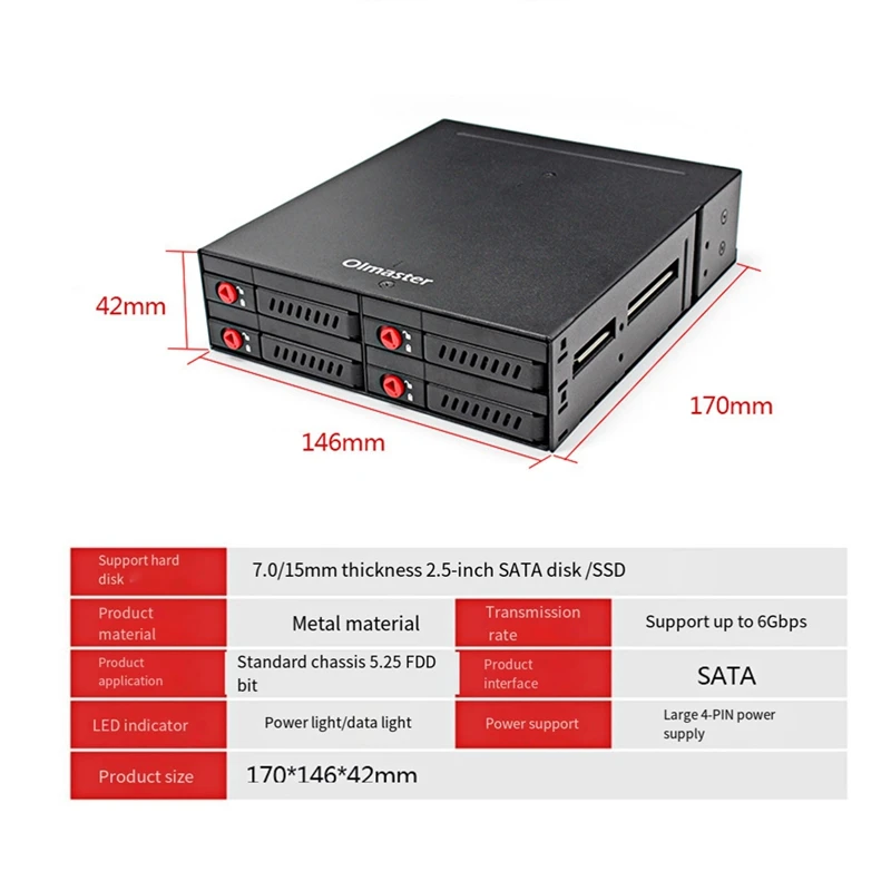 Oimaster SATA Корпус SSD HDD мобильный стеллаж/Корпус жесткого диска