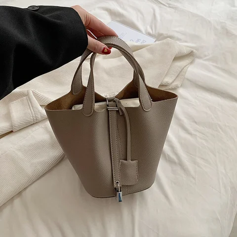 Японская эстетика Y2k, однотонные милые женские сумки 2024, модная простая сумка на плечо, Офисная женская элегантная сумка с верхними ручками