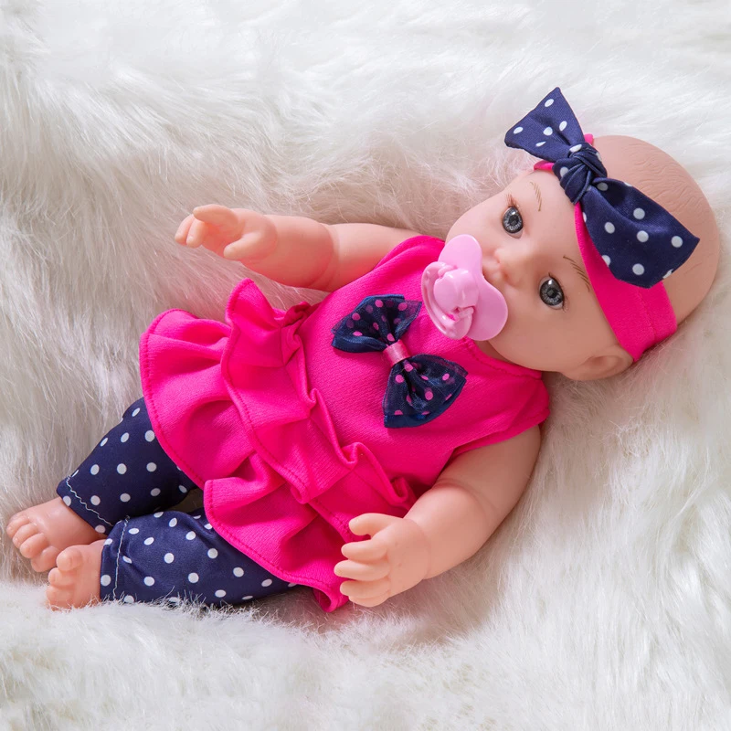 

12 Inch Costume Change Doll Simulation Doll Rebirth Doll Children‘s Doll Soft Rubber Doll Movable Doll