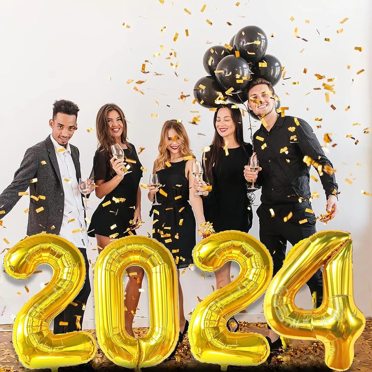 1 шт. воздушный шар из фольги с цифрами