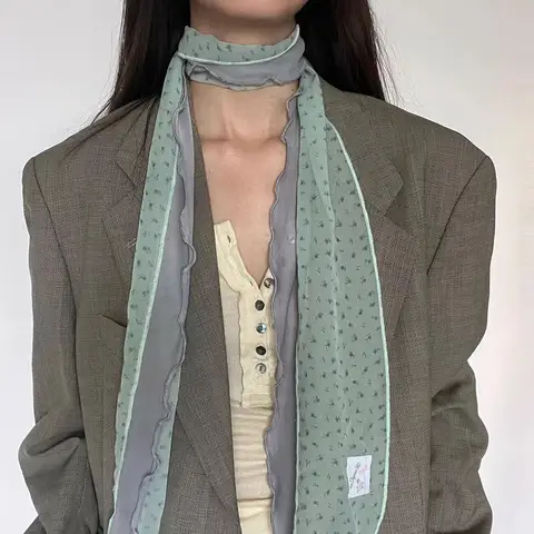 Женский шарф YJSFG HOUSE полиэстровый шифоновый