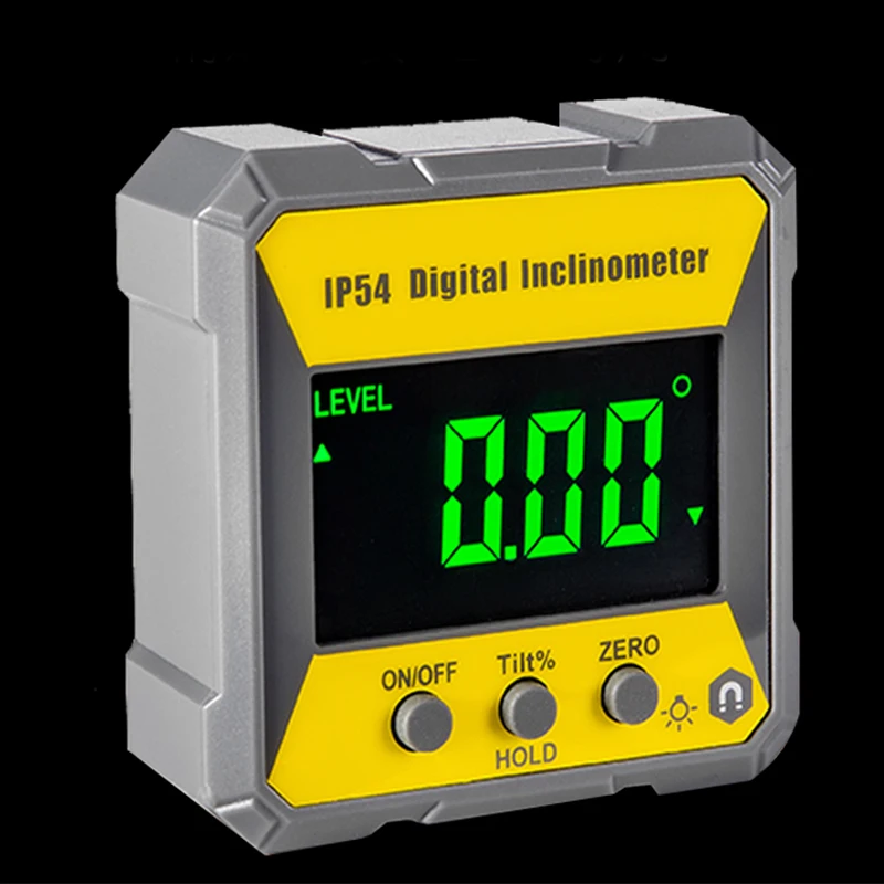 Цифровой манометр 360 ° Мини-Измерительный Цифровой Инклинометр с магнитным основанием Электронный Универсальный конический транспортир