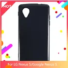 Чехол для Nexus 5, Матовый Мягкий силиконовый чехол из ТПУ для Google Nexus 5, тонкий ударопрочный чехол для телефона