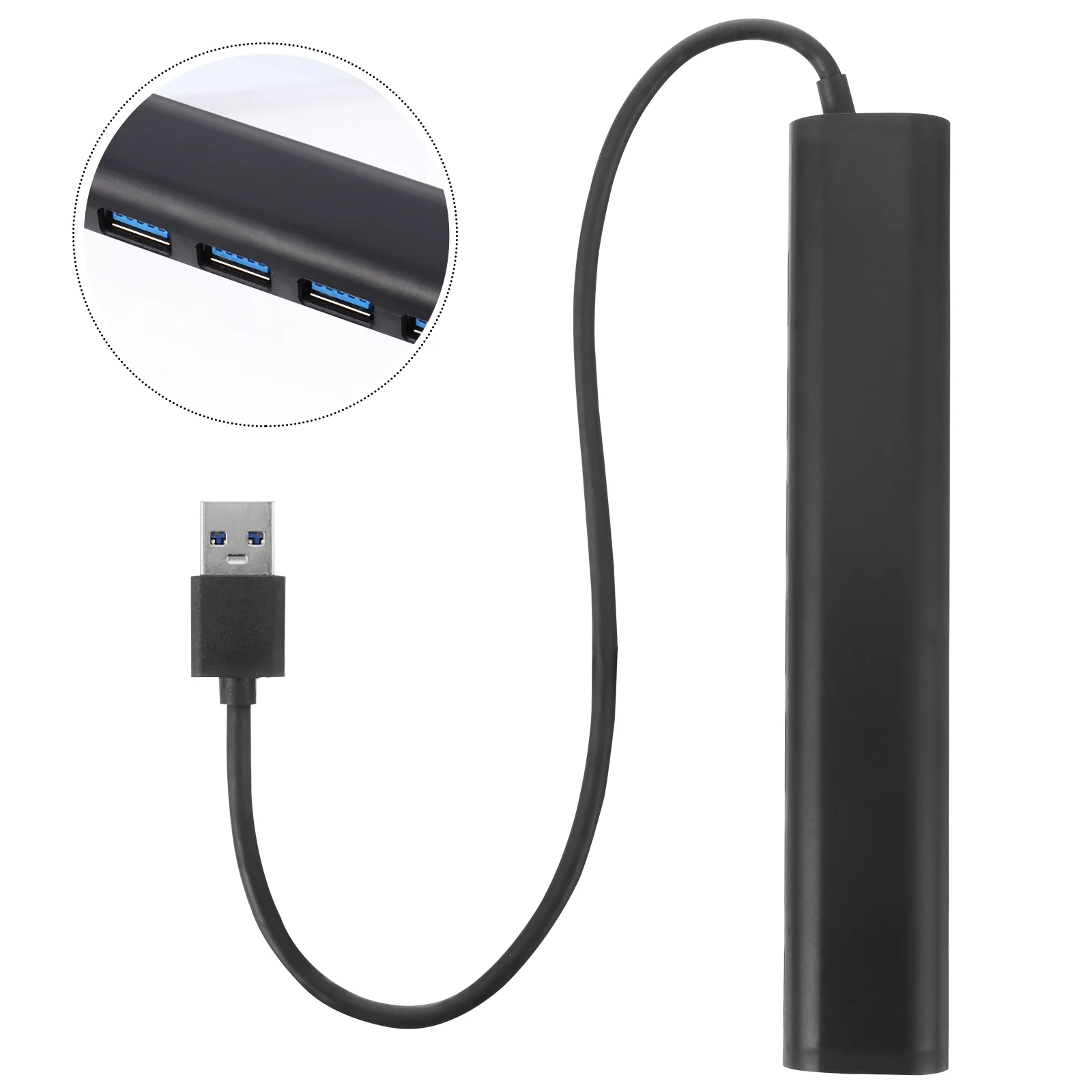 

1 Set Hub Durable Professional Premium Portable Splitter Hub Converter for Computer Office Worker