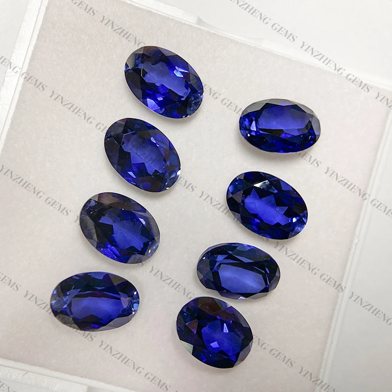 Стандартная резка YinZheng Oval Shape может выпустить сертификат AGL 34. # корунд