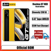 Global Rom Realme Neo Flash Edition cell phones Dimensity 1200 6 43  FHD  120Hz Super AMOLED 65W Fast Charger 64MP Camera