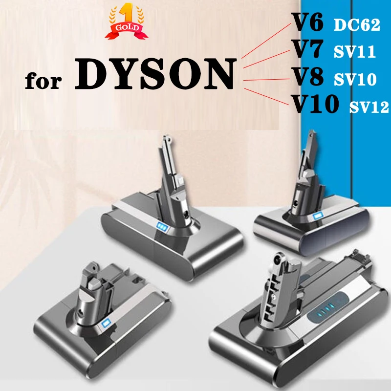 

Батарея 21,6 в для Dyson V6 V7 V8 V10 Series SV12 DC62 DC58 SV11 SV10 SV12 SV11 sv10, запасная батарея для ручного пылесоса