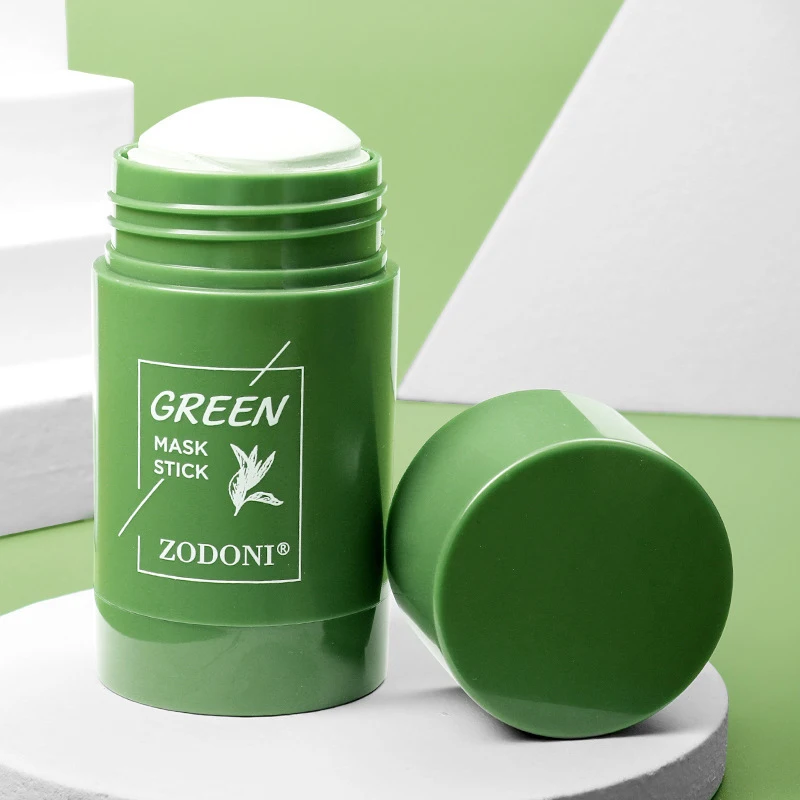 

1Pcs Cleansing Green Stick Green Tea Mask Purifying Clay Stick Mask Oil Control Anti-Acne Eggplant Whitening Skin Care Face Mask