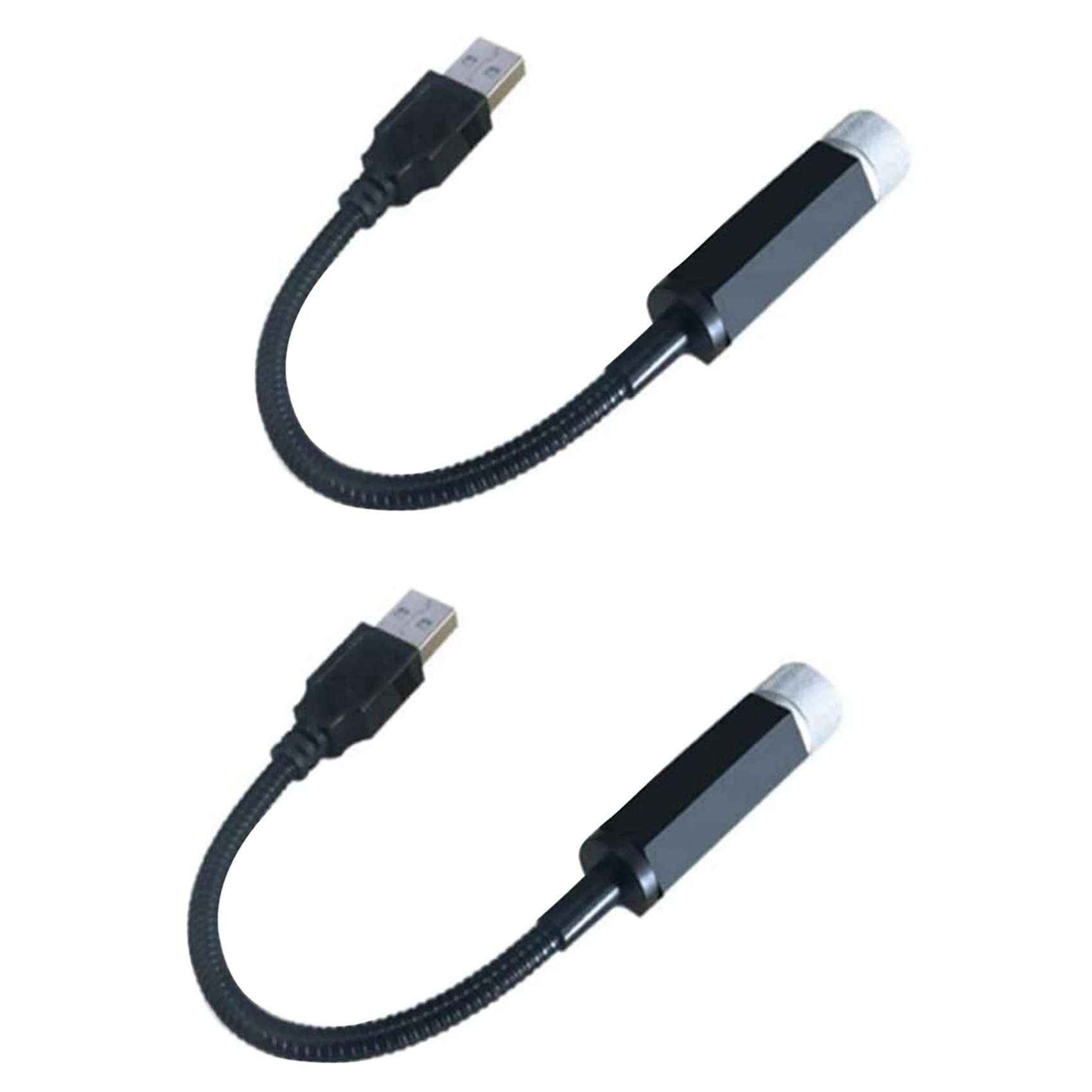 

2 шт., автомобильный гибкий проектор с USB-портом
