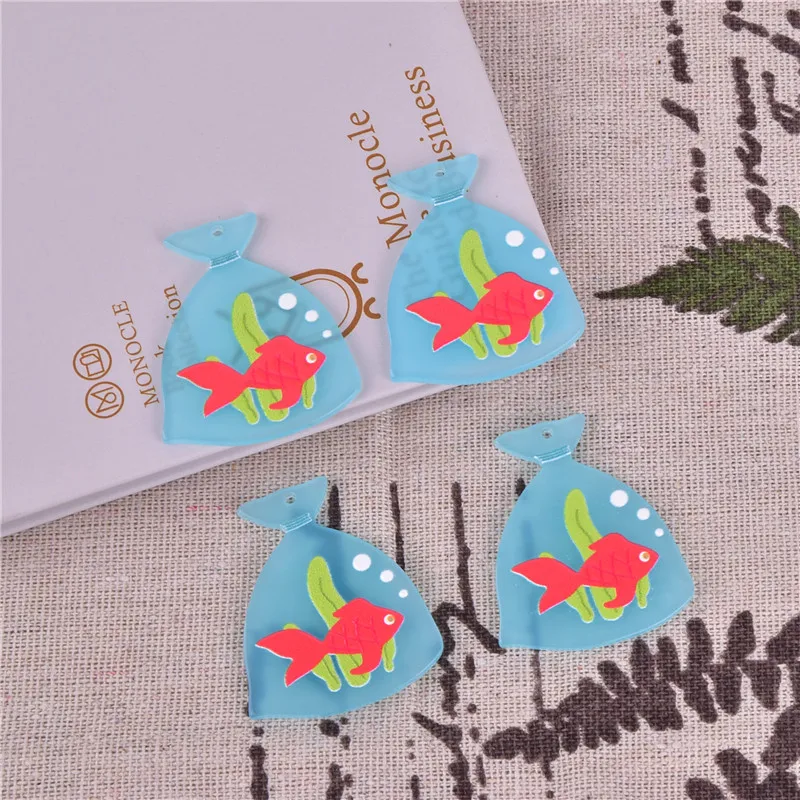 10 Подвесок в виде рыбьей сумки акриловые подвески океаническом стиле для