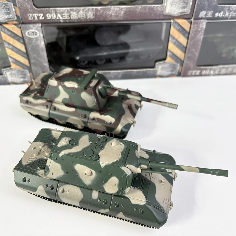 Фото Масштабная модель немецкого тяжелого танка E-100 (E100) с турмансом Krupp Rat-Z, 1/72, из сплава, готовая военная модель танка, игрушка, подарок, коллекционный предмет, украшение №2