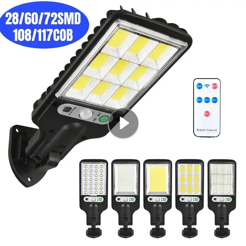 

Solar Street Lights Outdoor Solar Lamp With 3 Light Mode Waterproof Motion Sensor Security Lighting For Garden Patio Path Yard