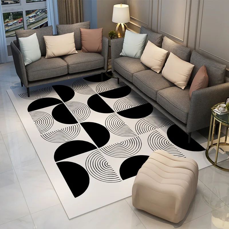 

Nordic Marble Geometry Teenager Room Decoration Carpets for Living Room Bedroom Rug Non-slip Area Rugs Home Washable Floor Mats