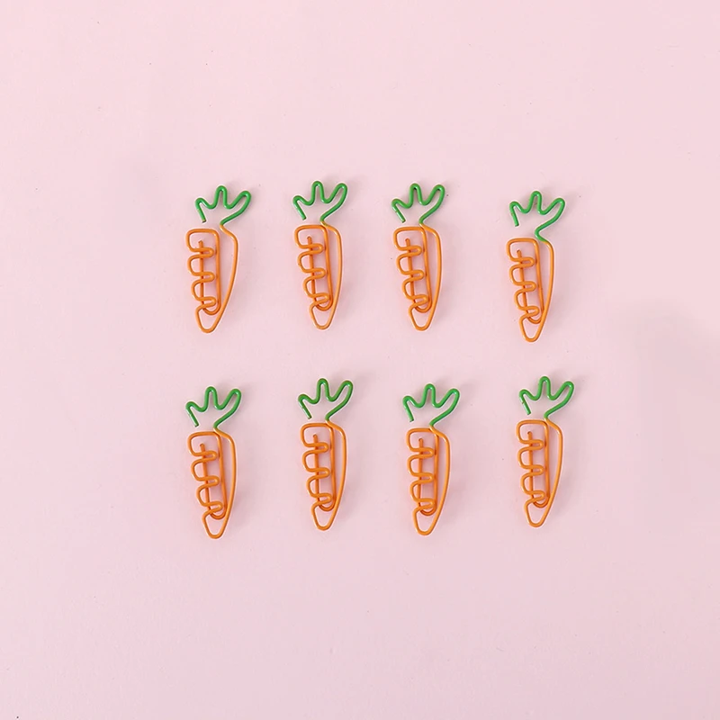 

Зажим для бумаги в форме фрукта и моркови, 10 шт.