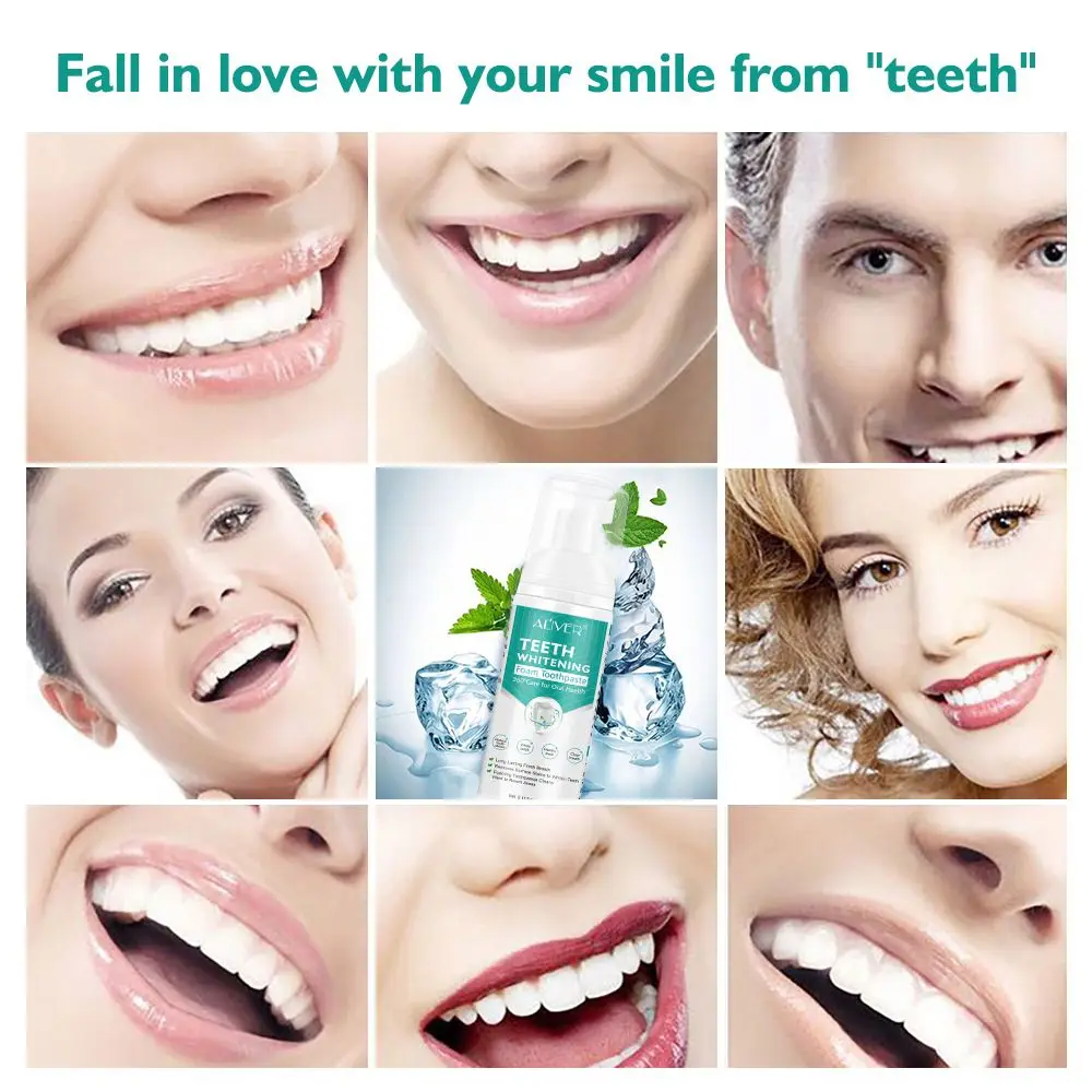 

Stain Removal Deep Cleansing Breath Dental Tool Teeth Whitening Teeth Mousse Mouth Wash Toothpaste Whitening Foam
