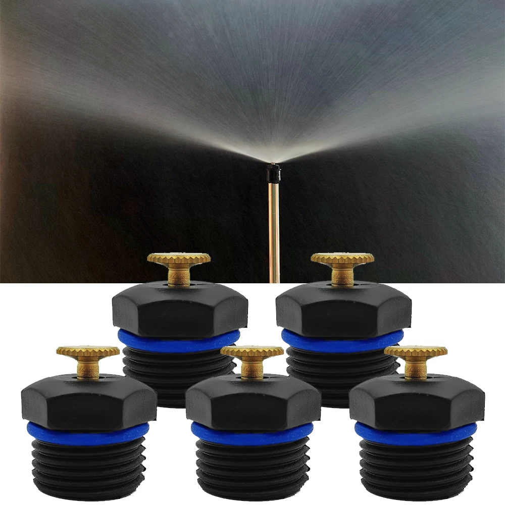 WUJIE 5PCS 20mm Adjustable Watering Sprinkler 1/2'' Thread S