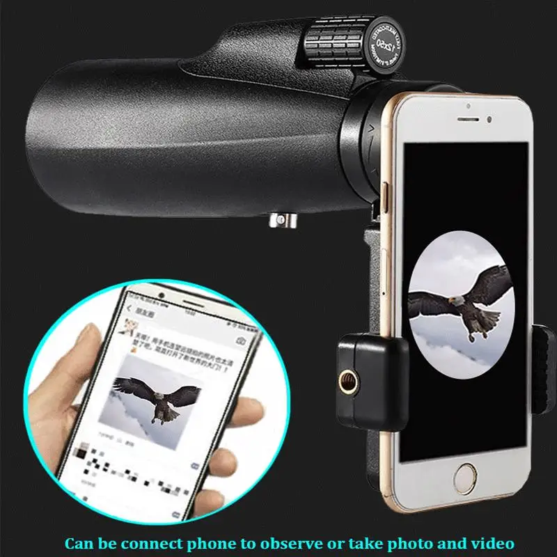 

12X50 HD High Power Monocular Telescope Low Light Level Night Vision Telescope Photography Outdoor Camping Trip Equipment