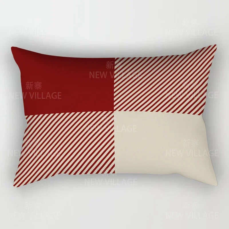 Простые клетчатые наволочки для диванных подушек украшения дома на 30x50 40x60 50x80