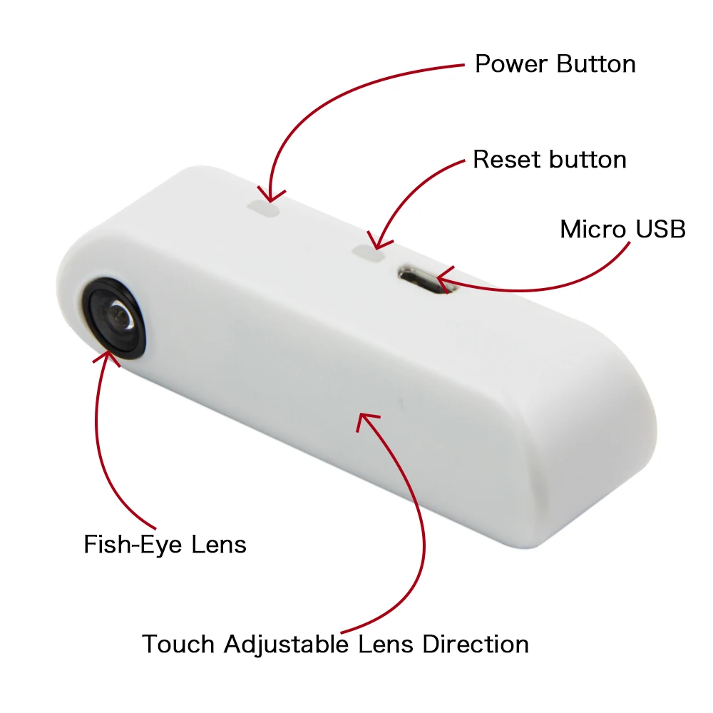 

TTGO T-Camera Mini Camera Module ESP32 Chip 4MB flash 8MB PSRAM Micro USB Touch Adjustable Fish-Eye Lens Direction