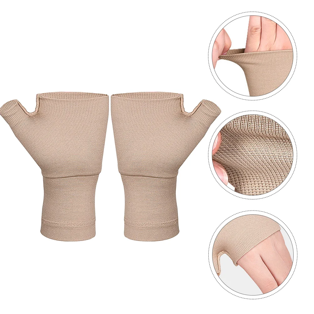 

Wrist Glovesarthritis Brace Thumb Wrap Support Fingerless Splint Hand Women Supports Comfortable Carpal Tunnel Tendonitis Men