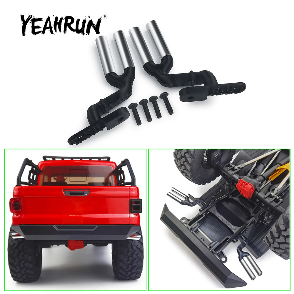 

Выхлопная труба YEAHRUN, металлическая Горловина для Axial SCX10 III AXI03006, Гладиатор 1/10, Радиоуправляемый гусеничный автомобиль, грузовик, запчасти, а...