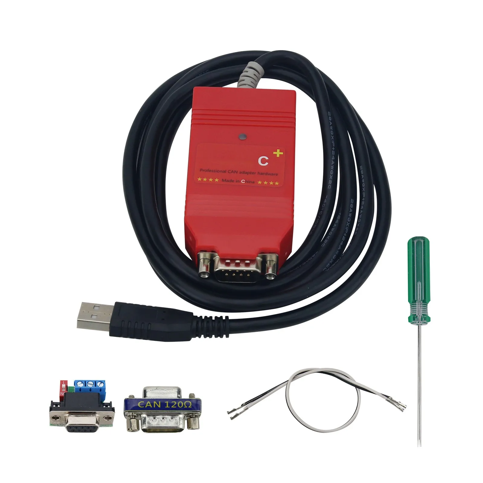 Фото CAN-адаптер GOOD I-PCAN C Plus (I-PCAN C+) USB (с импортной схемой), совместимый с IPEH-002022 №2