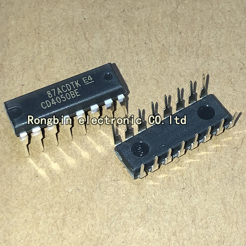 

10PCS NEW CD4050BE DIP16 six-phase buffer/converter logic IC
