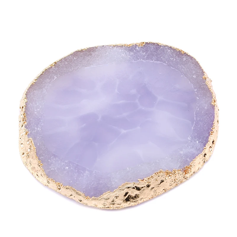 

1Pc Color Palette Natural Resin Stone Gel Polish Holder Drawing Color Palette Nail Art Display Cosmetic Artist Mixing Palette