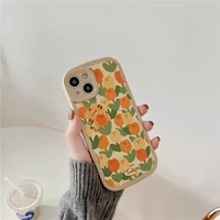 retro kawaii tiger tulip flowers art japanese phone case for iphone 13 12 11 pro max xs max xr 7 8 plus x 7plus case cute cover