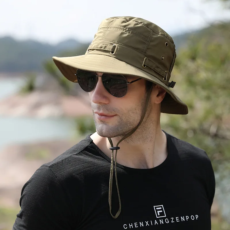 Summer Hat Men's And Women's Fisherman Hat Sun Visor Hat Outdoor Breathable Mountaineering Hat Leisure Sports Fishing Hat