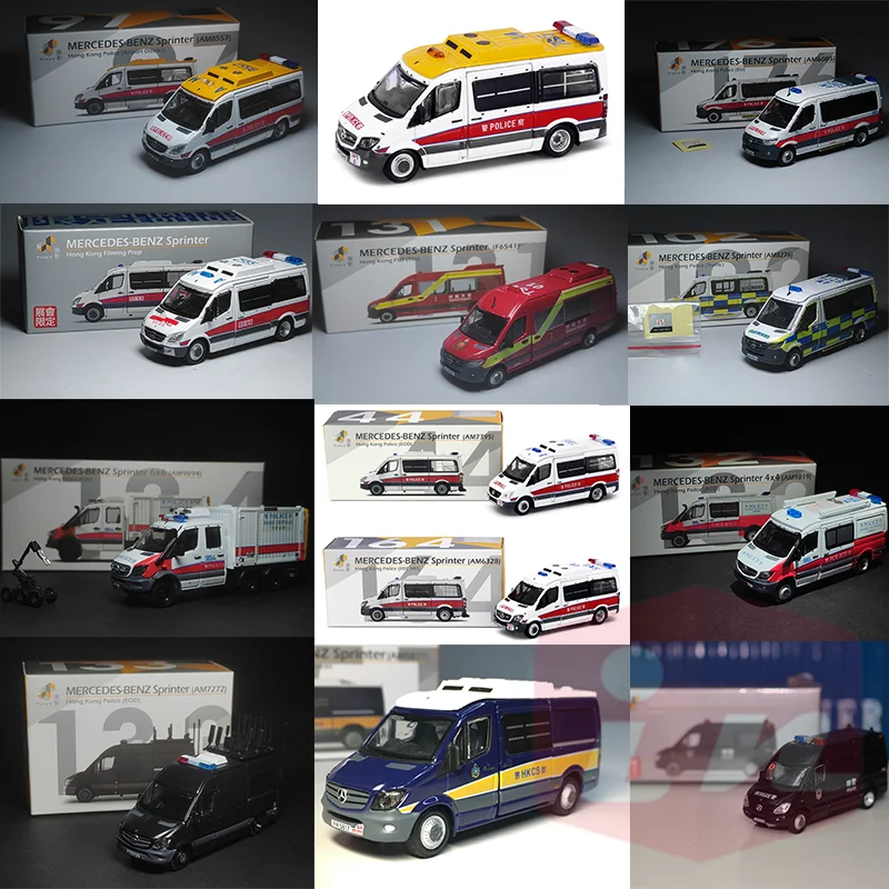 

Tiny 1/76 Sprinter Hong Kong Technical police car DieCast Model Car Collection Limited Edition Toy Car