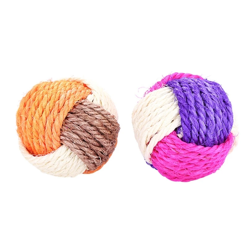 

Kitten Ball Toy For Indoor Cats Sisal Ball Toy Scratcher Toy Ball