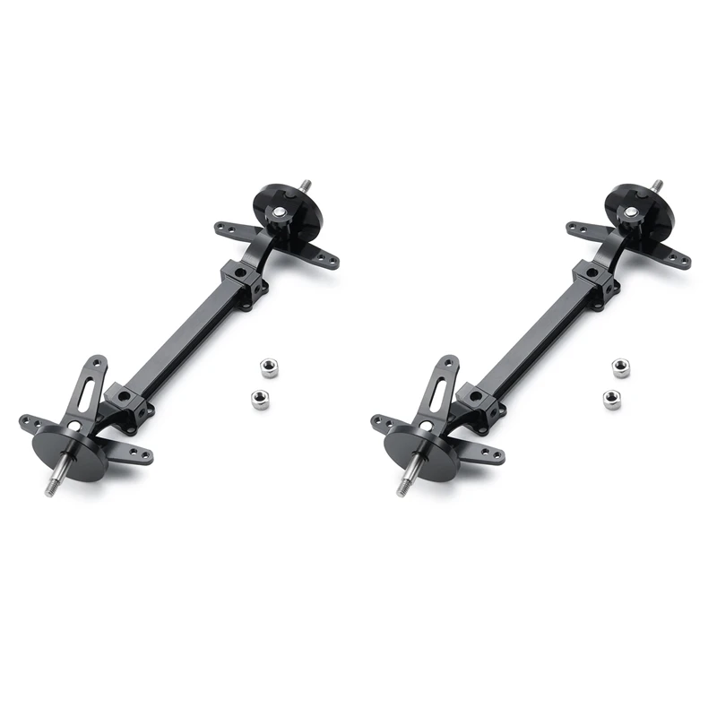 

FBIL-2X Metal Front Axle Steering Assembly Link Pole Linkage Rod No Power For Tamiya 1/14 RC Truck Tractor Car Parts,1