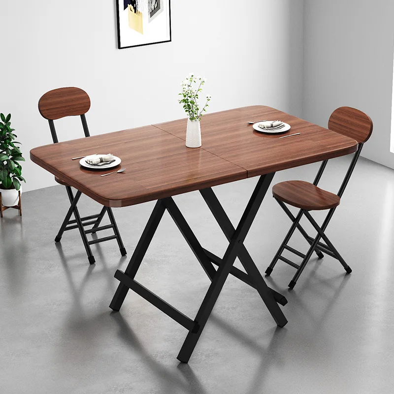 

Table Dining Table Household Small Apartment Rectangular Dining Table Stall Portable Dining Table Simple Lengthened Table