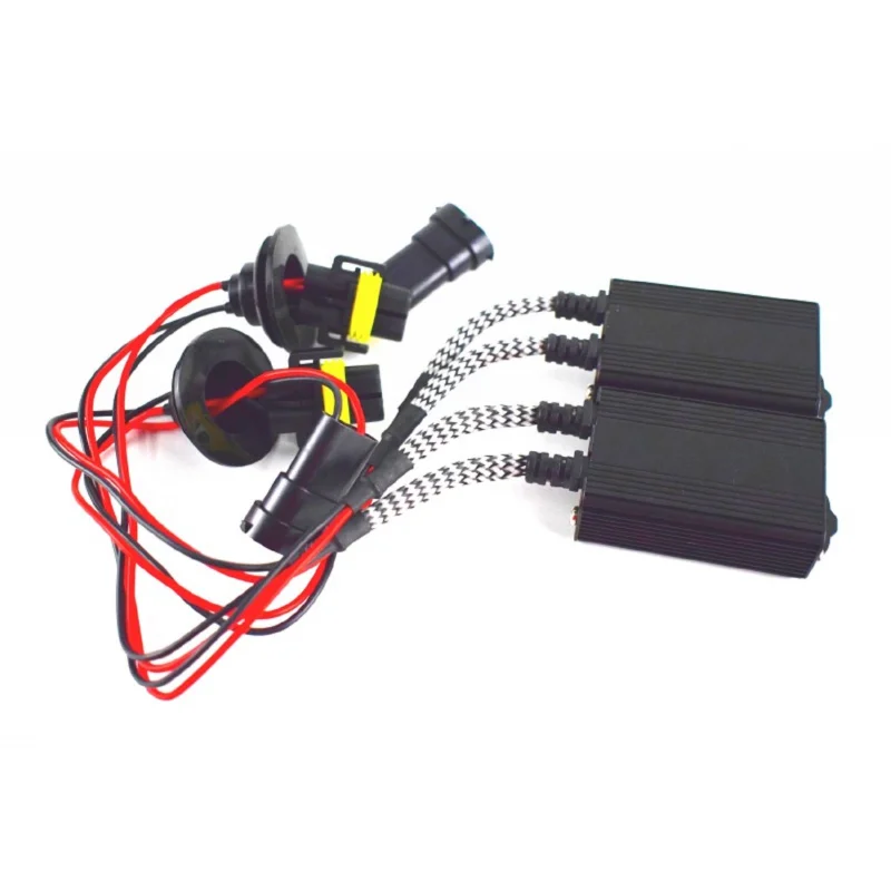 

2pcs Error Free Canbus Decoder Wiring for LED Car Headlight Bulb Kits Fog Lamps H7 H1 H11 9006 9005 Anti-flicker Error Code